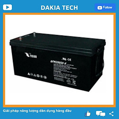Ắc quy Vision 6FM200SE-X 12V 200Ah