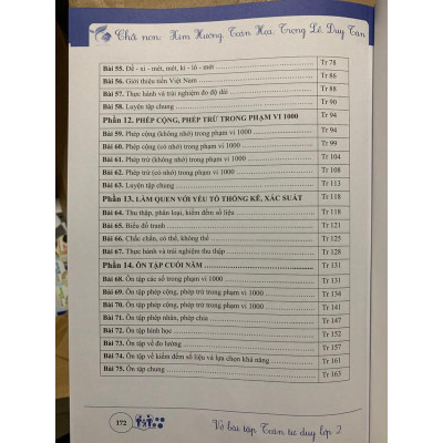 Sách - Vở bài tập Toán tư duy lớp 2 (Tập 2)