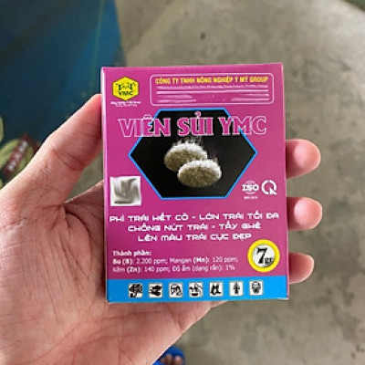 Phân bón vi lượng Viên Sủi YMC viên 7gr - Phì trái hết cỡ - lớn trái tối đa - chống nứt trái - tẩy ghẻ lên màu trái cực đẹp