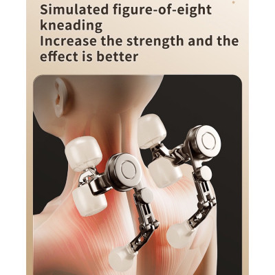 ￼Máy Massage Cổ Vai Gáy MISUMA 6D, Kỹ Thuật Massage Trị Liệu Số 8, Cải Thiện Sức Khỏe Dành Cho Văn Phòng-Người Cao Tuổi