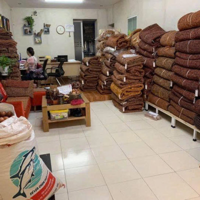 Chiếu Hạt Gỗ Cẩm Lai Cao Cấp - Kích Thước 2,2mx2m hạt 1.2cm ( video , hình thật )