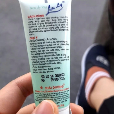 Kem tẩy lông nách, tay, chân, Đùi, Đường Bikini 20g Tẩy lông nhẹ nhàng, không gây đau và làm chậm thời gian lông mọc trở lại