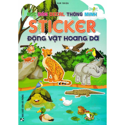 Sách - Bóc Dán Decal Thông Minh Sticker - Combo 9 Cuốn - Hồng Ân