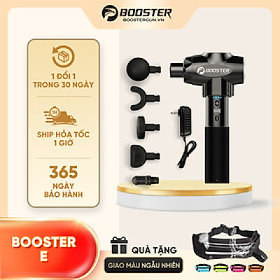 BOOSTER E - 9 mức độ ( 6 đầu massage ) - Máy massage gun thư giãn cơ bắp