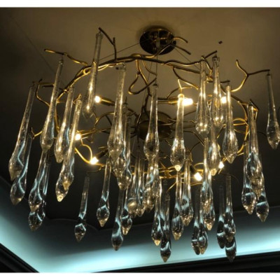 Đèn thả serip phòng tiếp khách fi 800-có bóng led DT