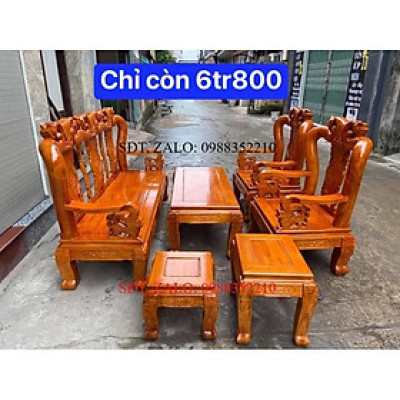 ️ Bộ ghế soan tay 10 giá còn 6tr800