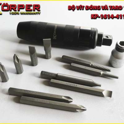 BỘ VÍT ĐÓNG VÀ TARO 12 CHI TIẾT KORPER