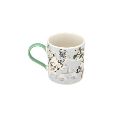 Ly/Rosie Fine China Mug - Celestial - Blue/Pink