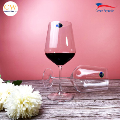 Ly Rượu Vang Pha Lê Tiệp Khắc Crystalite Bohemia Strix 580ml