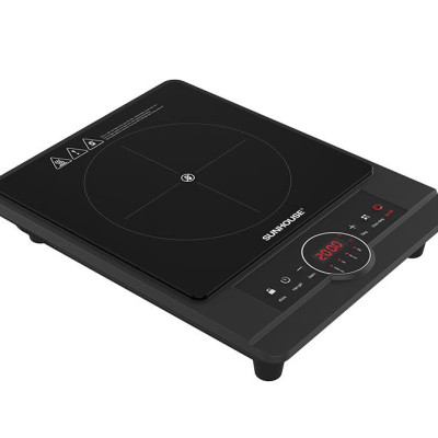 Bếp hồng ngoại Sunhouse SHD6012A - Công suất 2000W - Mặt kính pha lê - Chế độ hẹn giờ - Khóa trẻ em - Đa chức năng - Hàng chính hãng