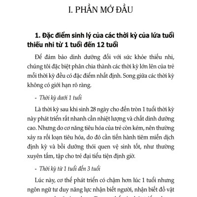 Ăn Sạch Sống Khỏe - Thiếu Nhi