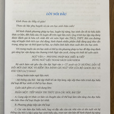 Ngữ văn 7 - Phương pháp đọc hiểu và viết (Dùng ngữ liệu ngoài SGK - Theo chương trình GDPT 2018, dùng chung cho 3 bộ SGK)