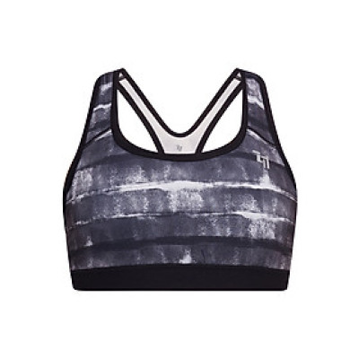 Áo Thể Thao Nữ Just Feel Free H6642 - Xám Khối Trắng