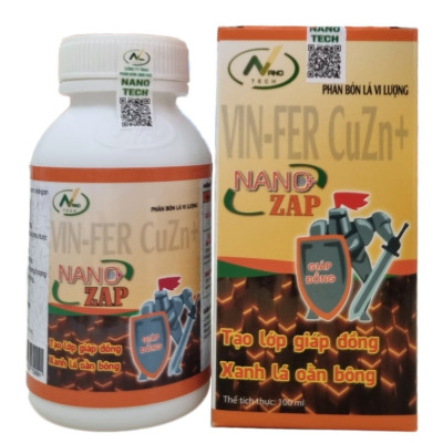 Phân bón lá vi lượng Super-Thives Plus NANO ZAP, tạo lớp giáp đồng, Xanh lá oằn bông