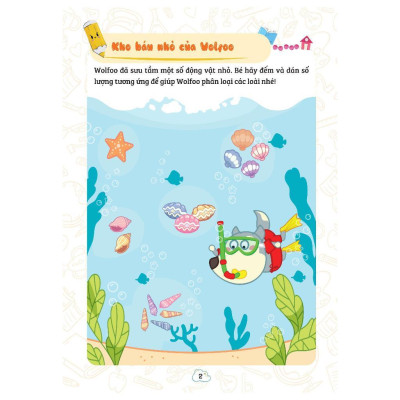 Sách - Wolfoo Khám Phá Toán Học Vui 1 - 1980 Books