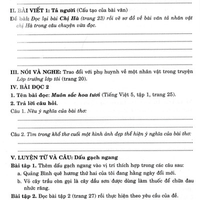 Bồi Dưỡng Tiếng Việt Lớp 5 (Bám Sát SGK Cánh Diều) - HA