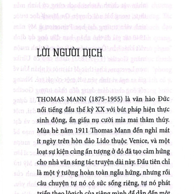 Sách - Chết Ở Venice (Tái Bản 2025)