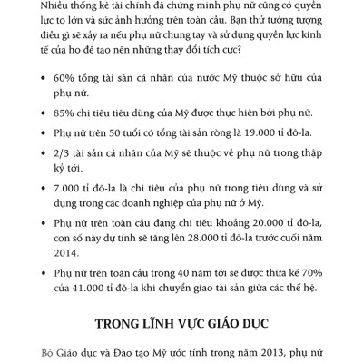 Phụ Nữ Hiện Đại Nghĩ Giàu Và Làm Giàu - Think And Grow Rich For Women - FN