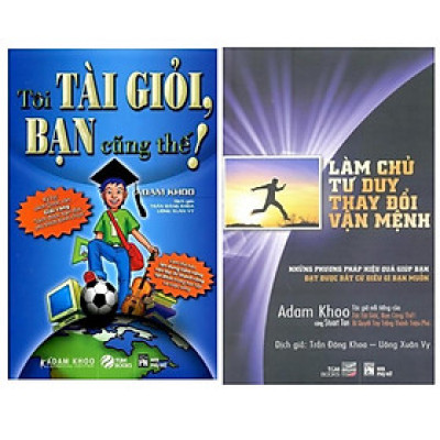 Combo Cẩm Nang Tư Duy Và Kỹ Năng Làm Việc Hiệu Qủa: Làm Chủ Tư Duy, Thay Đổi Vận Mệnh + Tôi Tài Giỏi, Bạn Cũng Thế (Tặng Kèm Bookmark Happy Life)