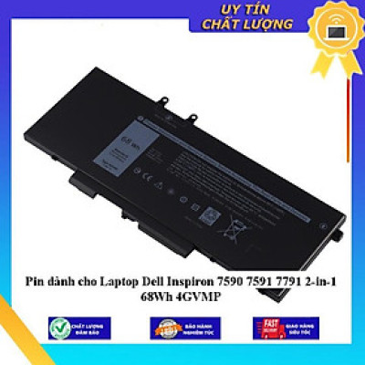 Pin dùng cho Laptop Dell Inspiron 7590 7591 7791 2-in-1 68Wh 4GVMP - Hàng Nhập Khẩu New Seal