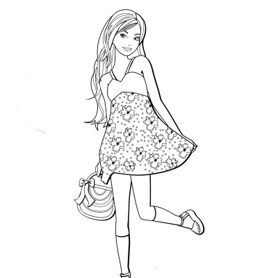 Barbie Xinh Đẹp 4 (Tô Màu Có Hình Dán)