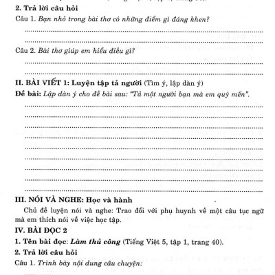 Bồi Dưỡng Tiếng Việt Lớp 5 (Bám Sát SGK Cánh Diều) - HA