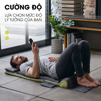 Đệm massage body công nghệ khí nén Shiatsu 3D Homedics TYM-1250 Hàng chính hãng