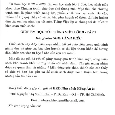 Giúp Em Học Tốt Tiếng Việt Lớp 3 - Tập 2 (Dùng Kèm SGK Cánh Diều)_HA