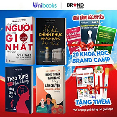 Sách - Cẩm Nang Bán Hàng -  Để Trở Thành Người Bán Hàng Giỏi Nhất, Thao Túng Khách Hàng, 36 Kế Chinh Phục,Bán Câu Chuyện