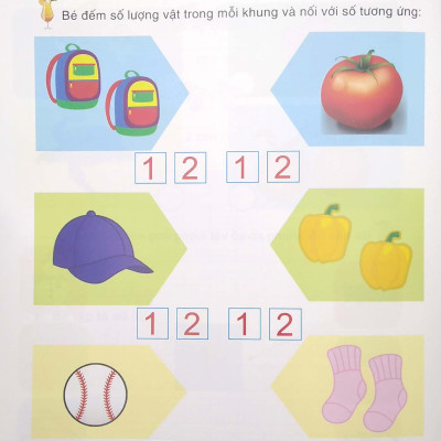 Bé Chuẩn Bị Vào Lớp 1 - Bé Làm Quen Chữ Số (Quyển 5)