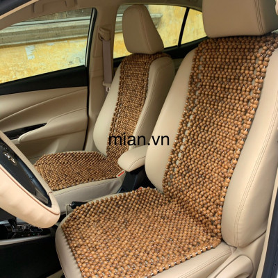 Lót Ghế Xe Ô Tô Hạt Gỗ Hương ( Mian .vn)