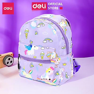 Balo Cặp Học Sinh Cho Bé Mẫu Giáo Mầm Non Cute Size Nhỏ Deli - Cặp Sách Balo Em Bé Trẻ Em Đi Học Đi Chơi Hình Khủng Long Hoạt Hình Dễ Thương Balo Hình Thú