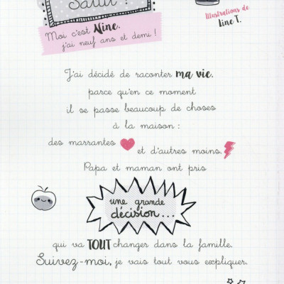 Tiểu thuyết thiếu niên tiếng Pháp: Le journal de Nine Tập 1 - Pourquoi c