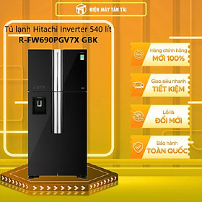 TỦ LẠNH HITACHI INVERTER R-FW690PGV7X(GBK) - Hàng chính hãng