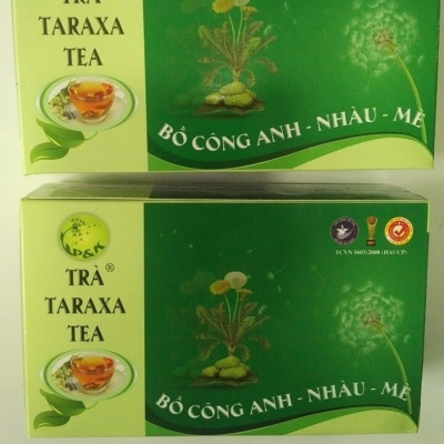 combo Trà Taraxa TEA loại lớn chính hãng (Bồ công anh nhàu mè, 2 Hộp, hỗ trợ xương khớp thải độc cơ thể)