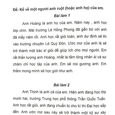 Bồi Dưỡng Năng Lực Tập Làm Văn 2