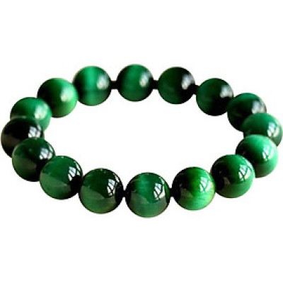 Vòng Tay Đá Mắt Hổ MS186 - Xanh Lá