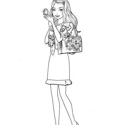 Barbie Xinh Đẹp 4 (Tô Màu Có Hình Dán)