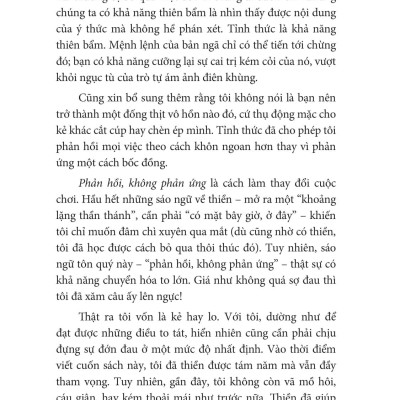 Thiền Cho Người Năng Động Và Hoài Nghi