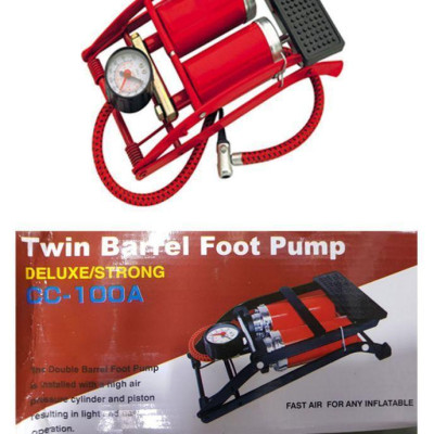 Bơm Hơi Dùng Chân 2 Ống Hơi Foot Pump Áp Suất Mạnh