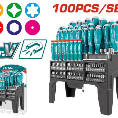 BỘ 100 TUA VÍT TOTAL THT2506100 - HÀNG CHÍNH HÃNG