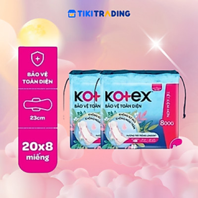 Combo 2 gói Băng Vệ Sinh Kotex Bảo Vệ Toàn Diện Ngày Nhiều và Đêm 28cm SMC - Gói 14 miếng
