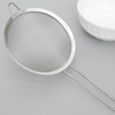 Rây lọc cháo và quả nghiền, rá lọc thức ăn - Tặng 01 thìa ăn dặm cho bé