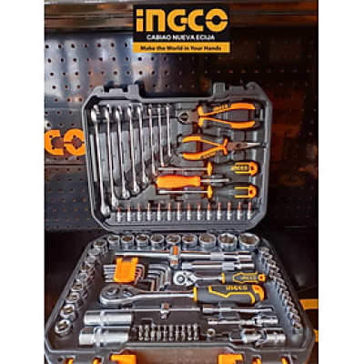 BỘ ĐỒ NGHỀ CẦM TAY 100 CHI TIẾT INGCO HKTHP21001 - HÀNG CHÍNH HÃNG