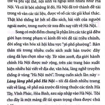 Làng Làng Phố Phố Hà Nội