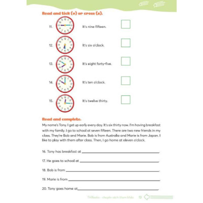 Sách - 50 Đề Tăng Điểm Nhanh Tiếng Anh Lớp 4 - MCBooks