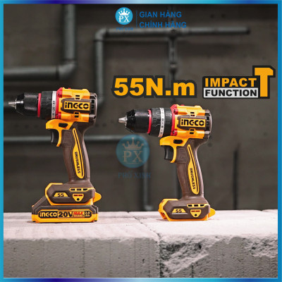 Máy khoan pin 20V ba chức năng Ingco CIDLI20558