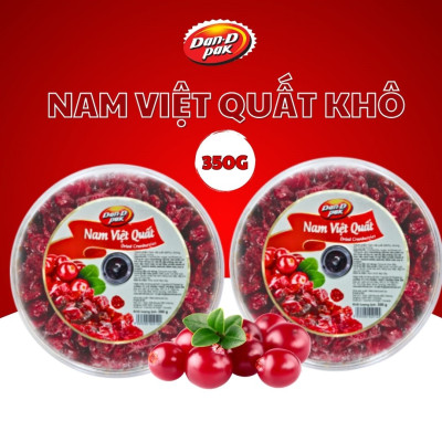 [GIẢM SÂU COMBO] Hộp Nam Việt Quất 350g Và 1 Túi Nam Việt Quất 150g Dan-D Pak