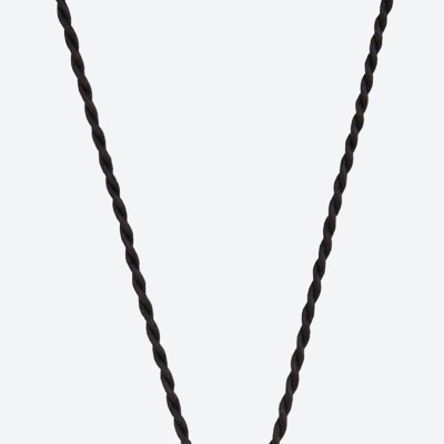 Mặt dây chuyền hạt đá thiên nhiên tròn charm chiếc lá - Ngọc Quý Gemstones