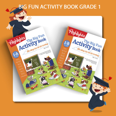 Combo Big Fun Activity Book - Sẵn Sàng Cho Bé Tới Trường 1 - A (5-7 Tuổi)